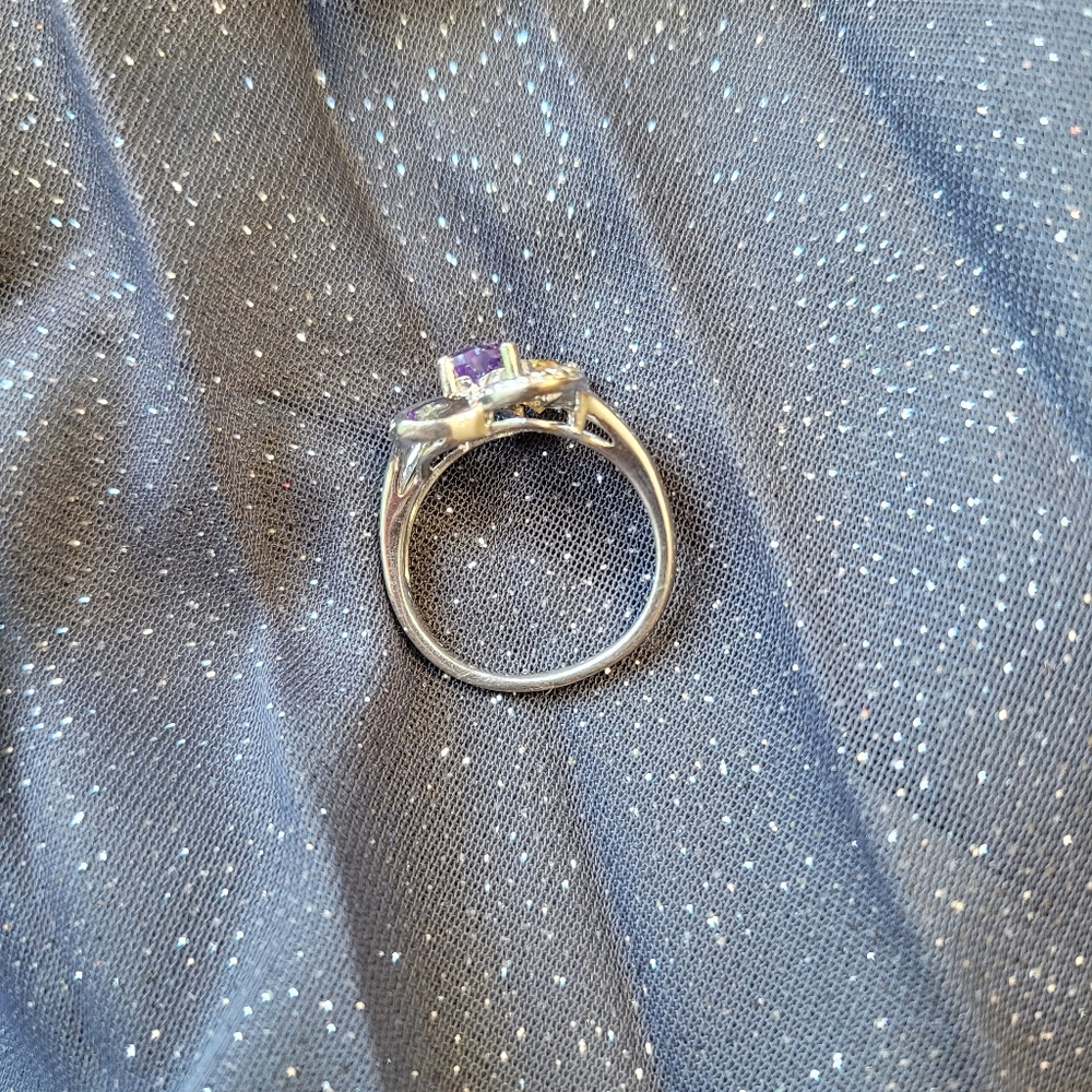 Sterling silver gemstone ring - Picture 2 of 3